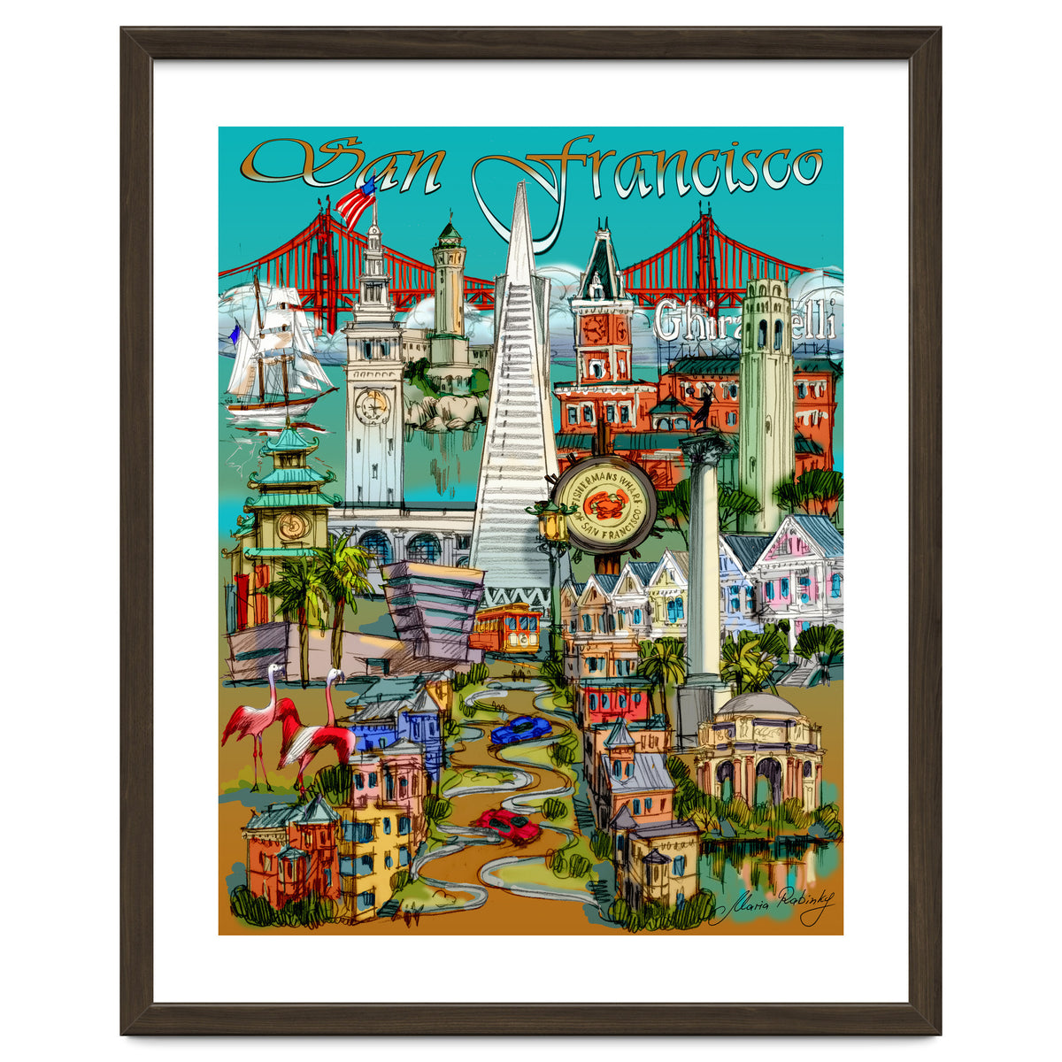 San Francisco Illustration