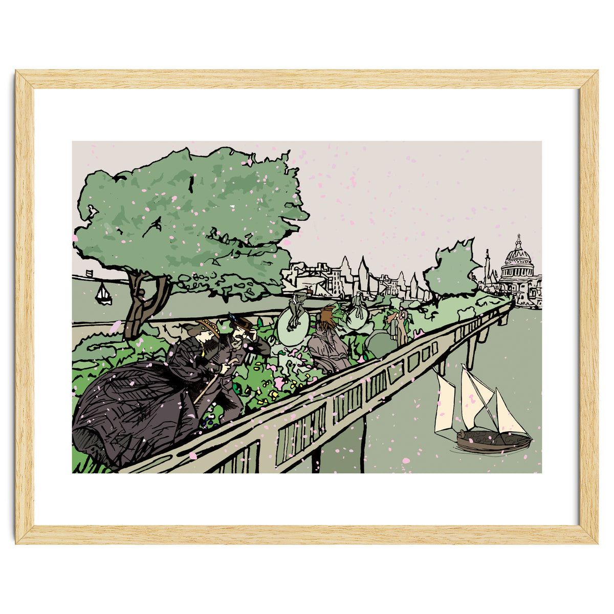 A Windy Day On The Garden Bridge