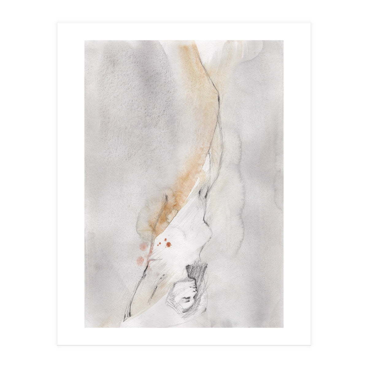 Drawing of a beautiful girl (Print Only)