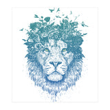 Floral Lion (Print Only) thumbnail