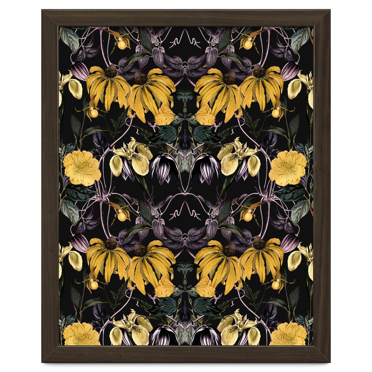 Nocturnal botanical garden kaleidoscope