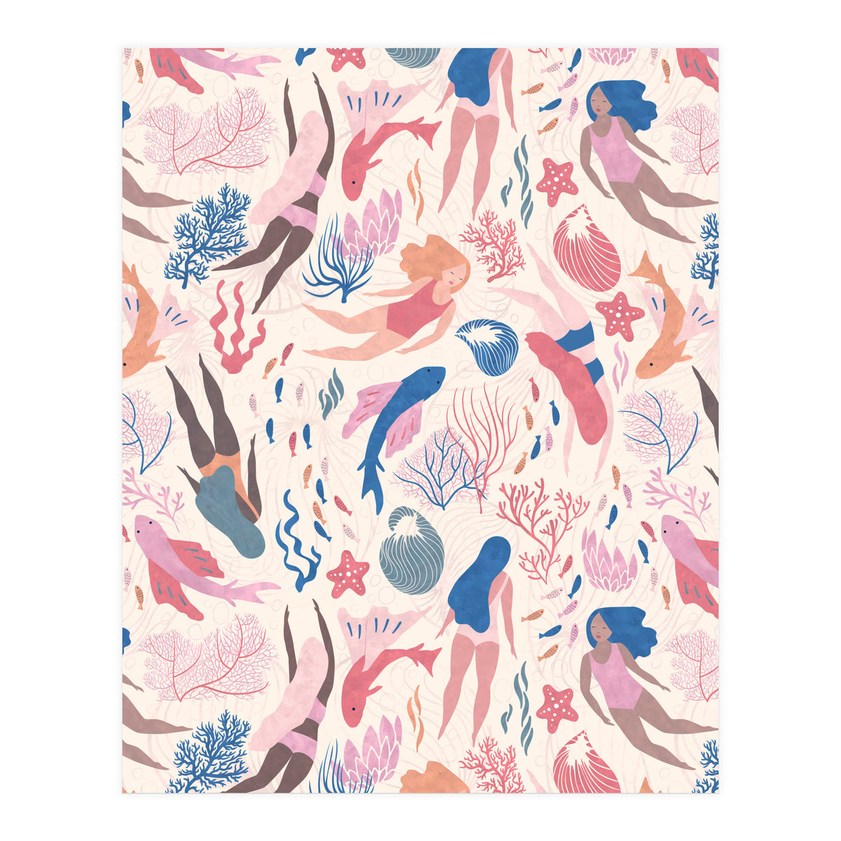 Almost Mermaid (Print Only)