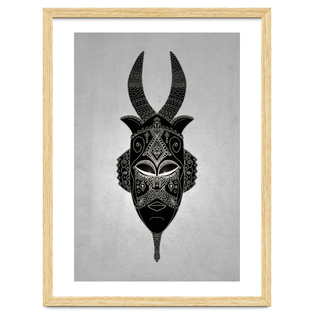 Horned Tribal Mask