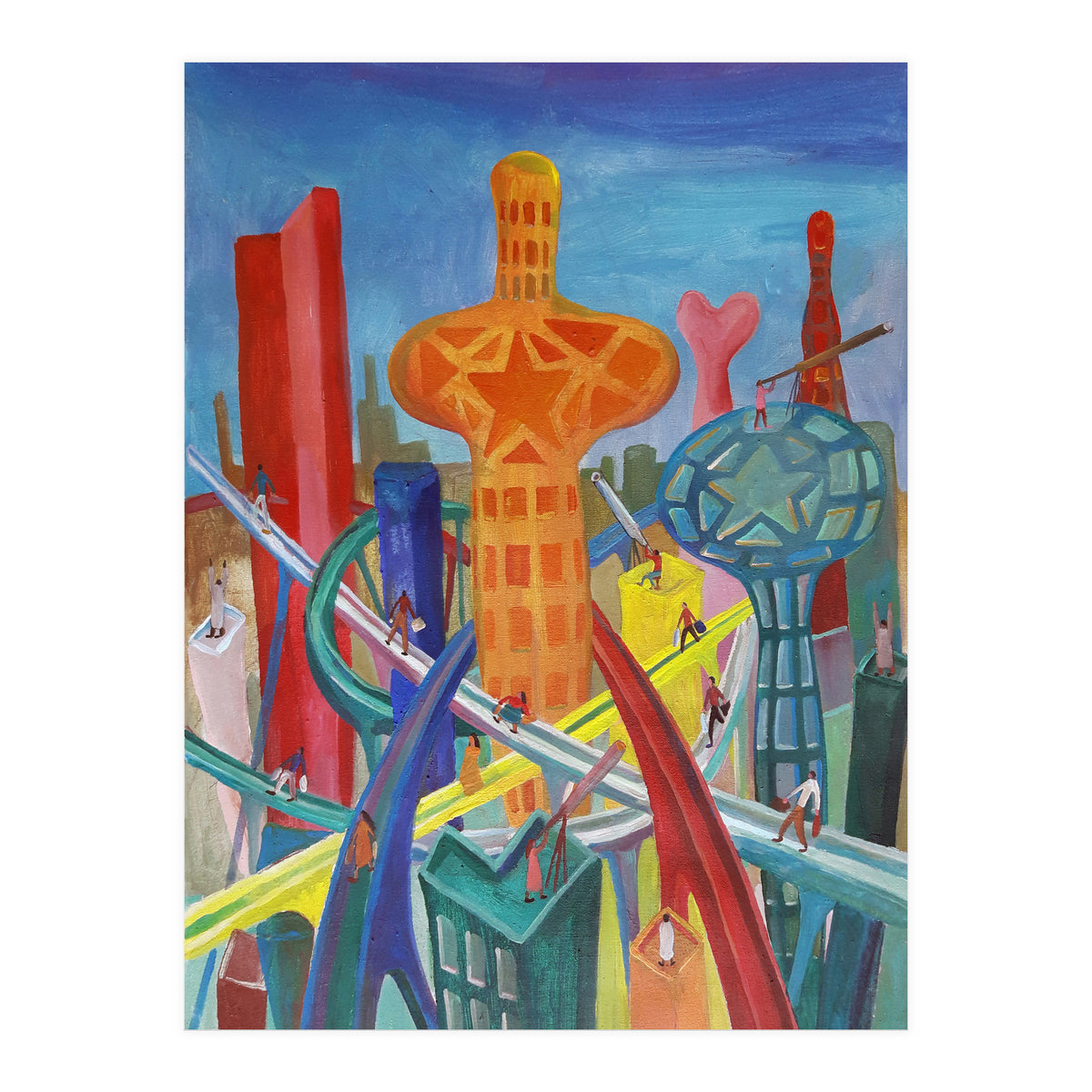 Ciudad Futurista (Print Only)