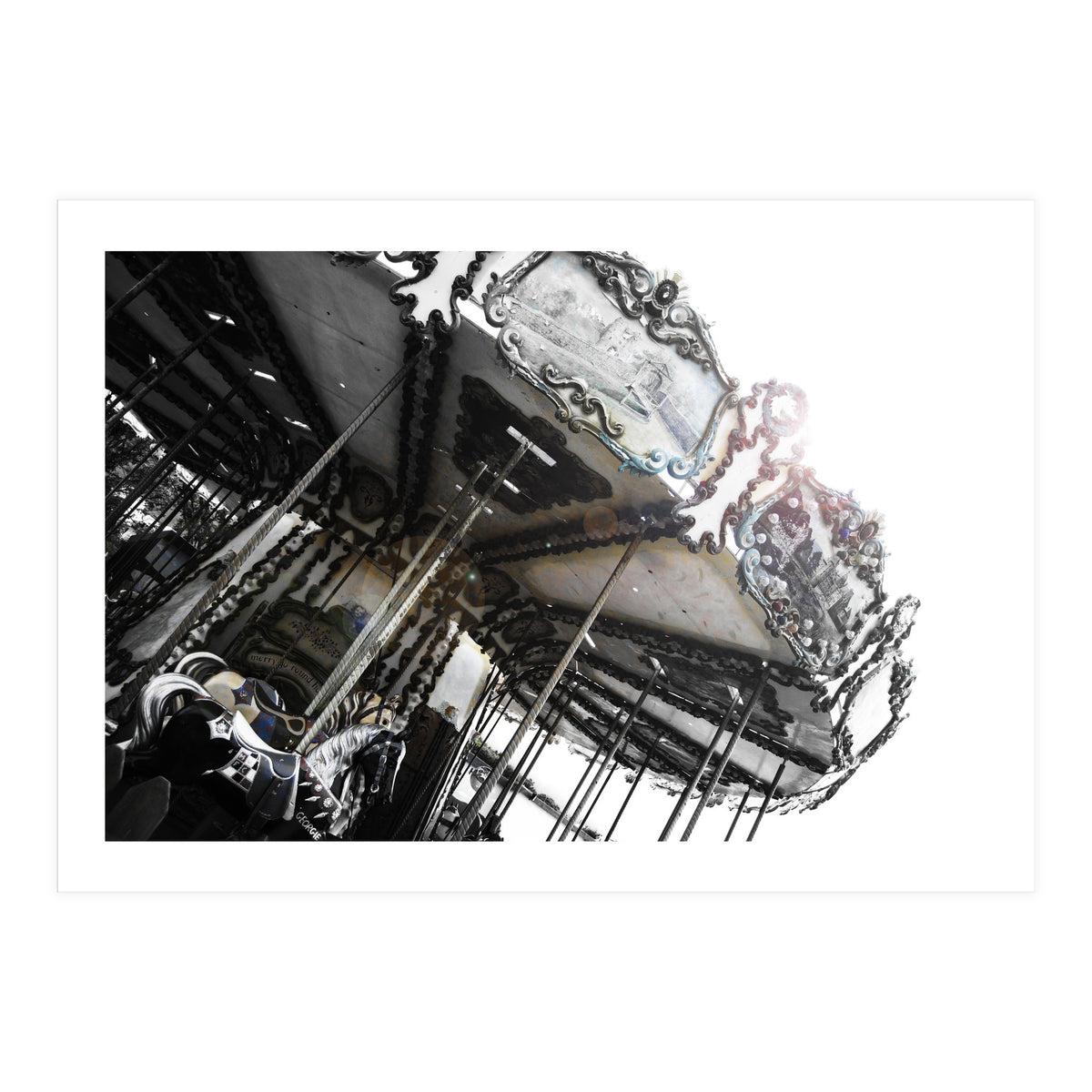 Vintage Carousel Fair Ride (Print Only)