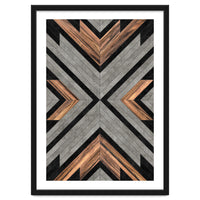 Urban Tribal Pattern No.2 - Concrete and Wood