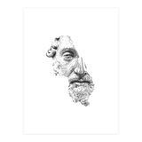 MARCUS AURELIUS ANTONINUS AUGUSTUS / black and white (Print Only) thumbnail