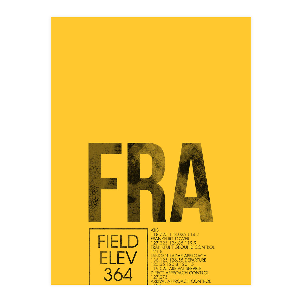 Frankfurt Airport Atc (Print Only)