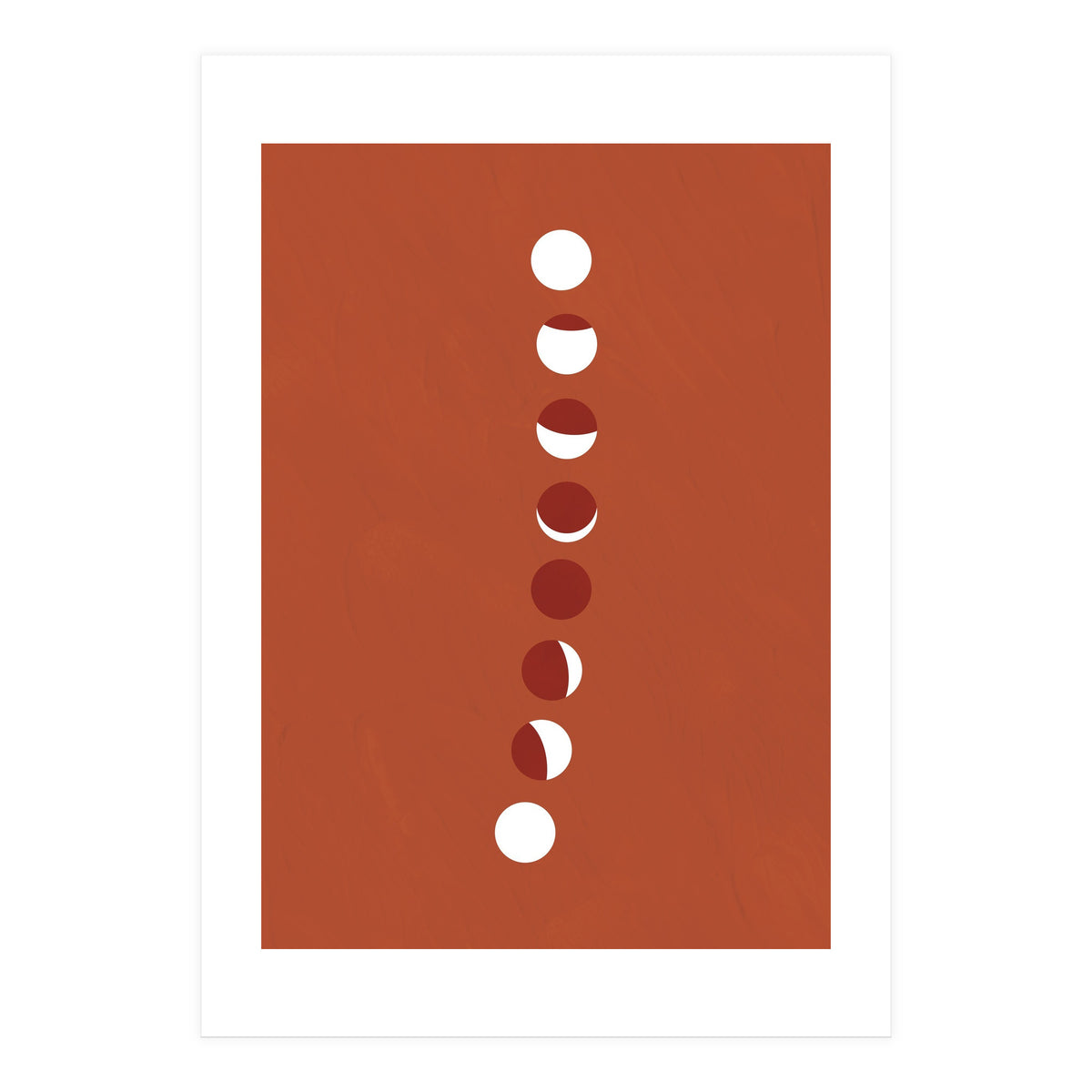 Lunar Eclipse Moon Phases I (Print Only)