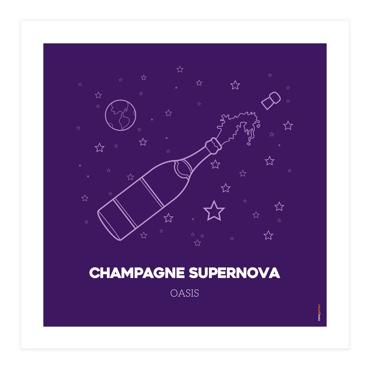 Oasis Champagne Supernova (Print Only)
