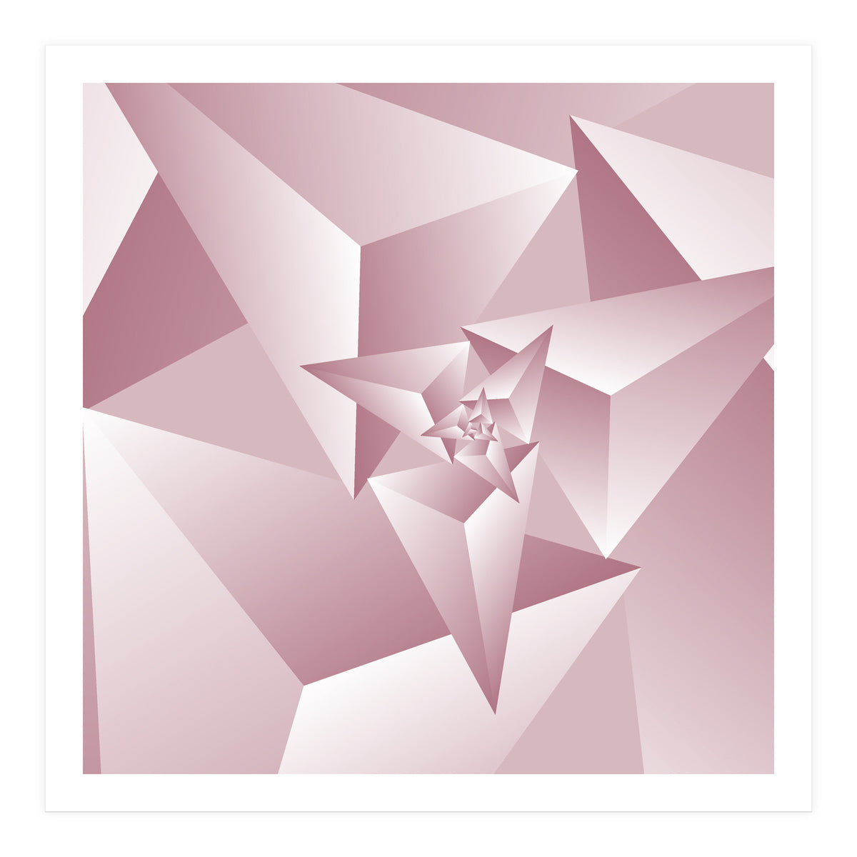 Geometric Triangle Modern  (Print Only)