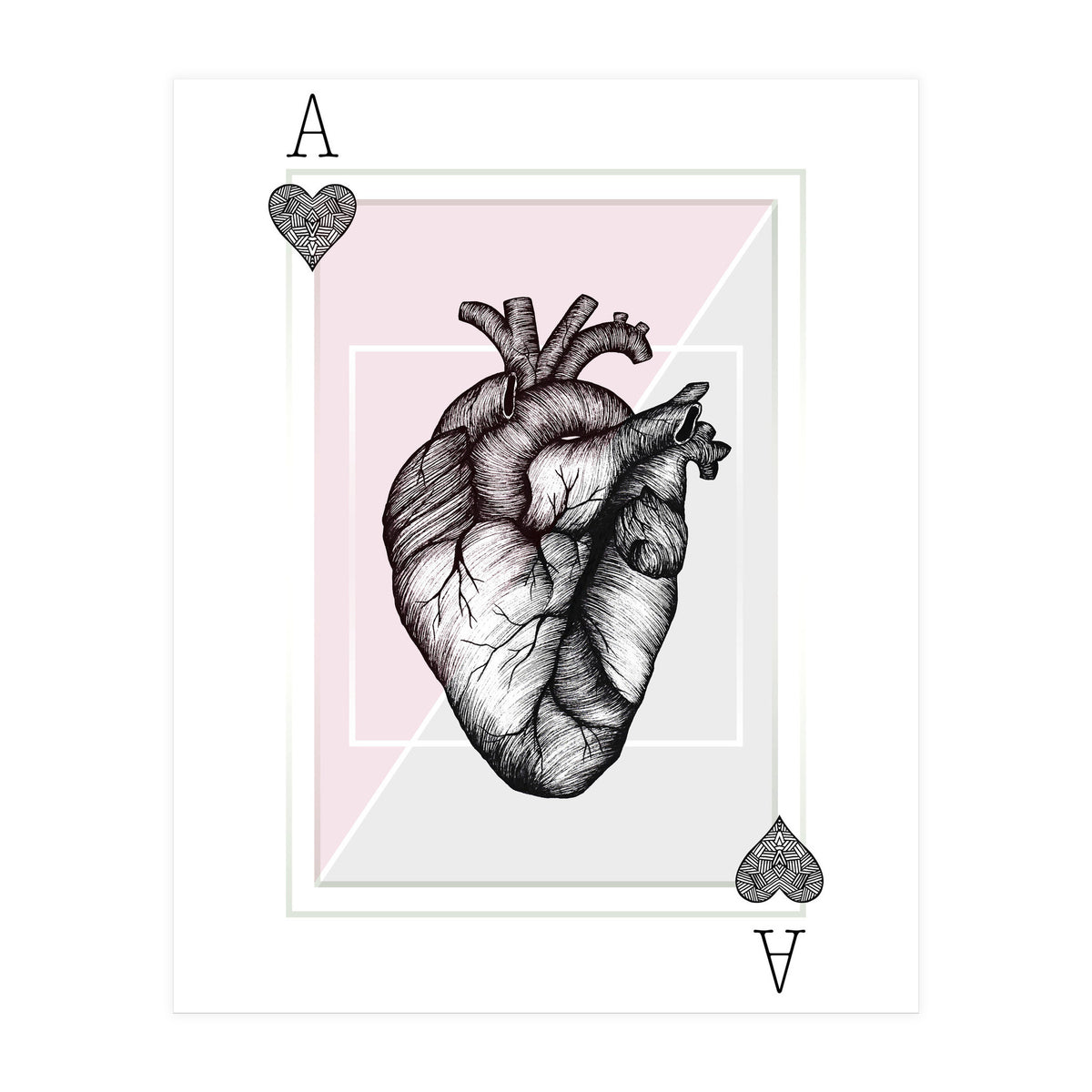 Ace Of Hearts (Print Only)