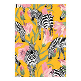 Striped For Life | Zebra Mango Forest | Modern Bohemian Wildlife Jungle | Botanical Nature (Print Only) thumbnail