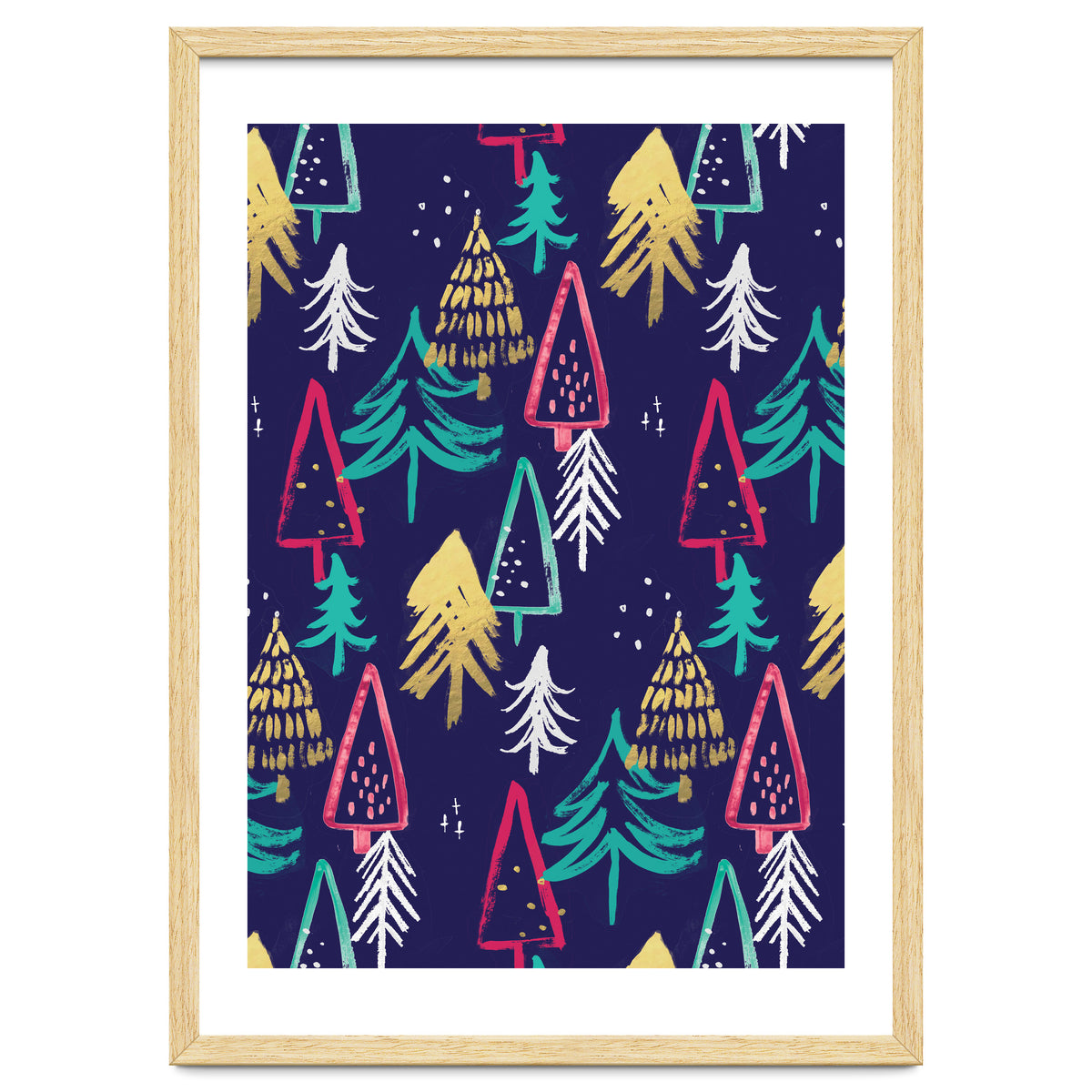 Christmas Pattern Trees
