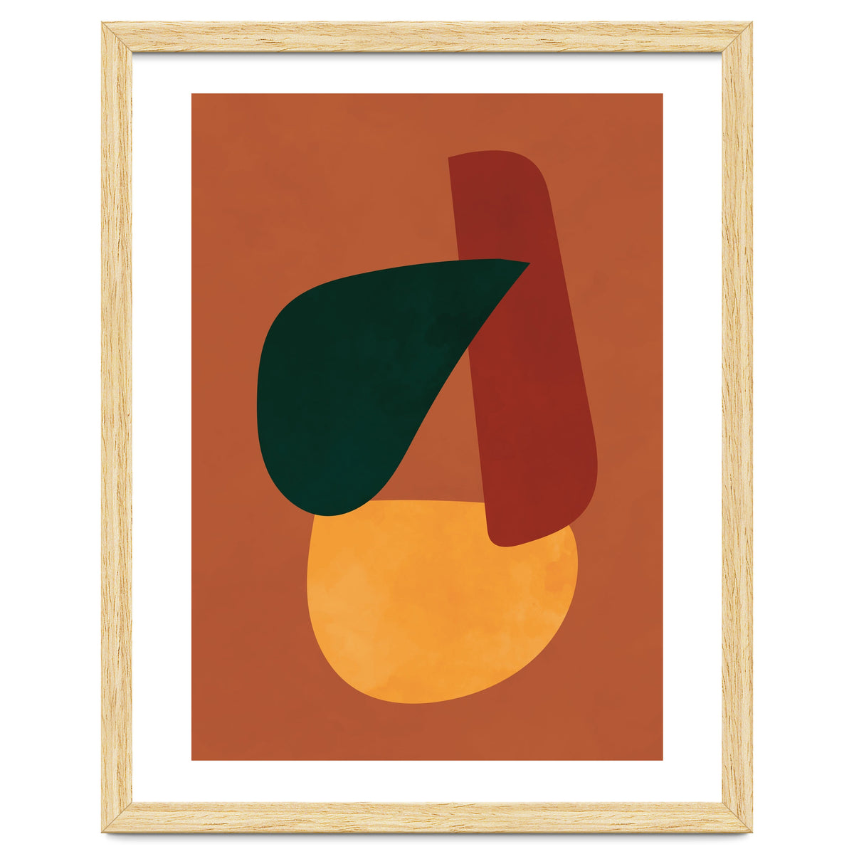 Abstract Shapes Boho Modern Mid Century Modern