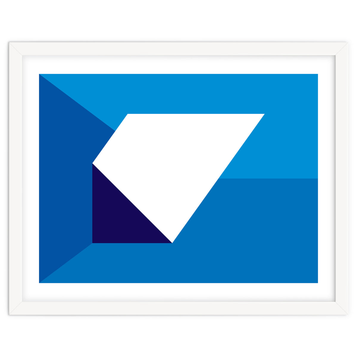 Geometric Shapes No. 32 -  blues