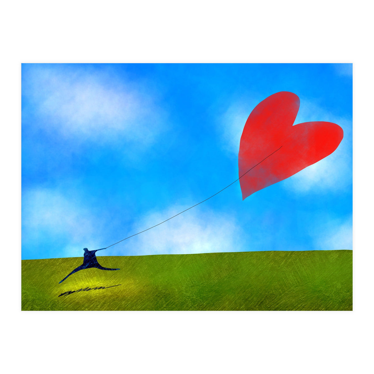 Heart Kite (Print Only)