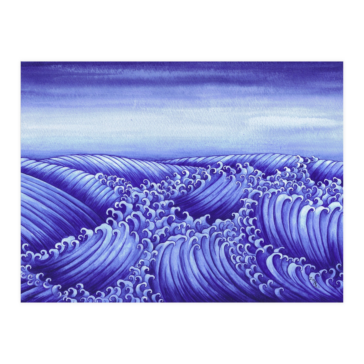 Turbulent Water Triptych part 2 (Print Only)