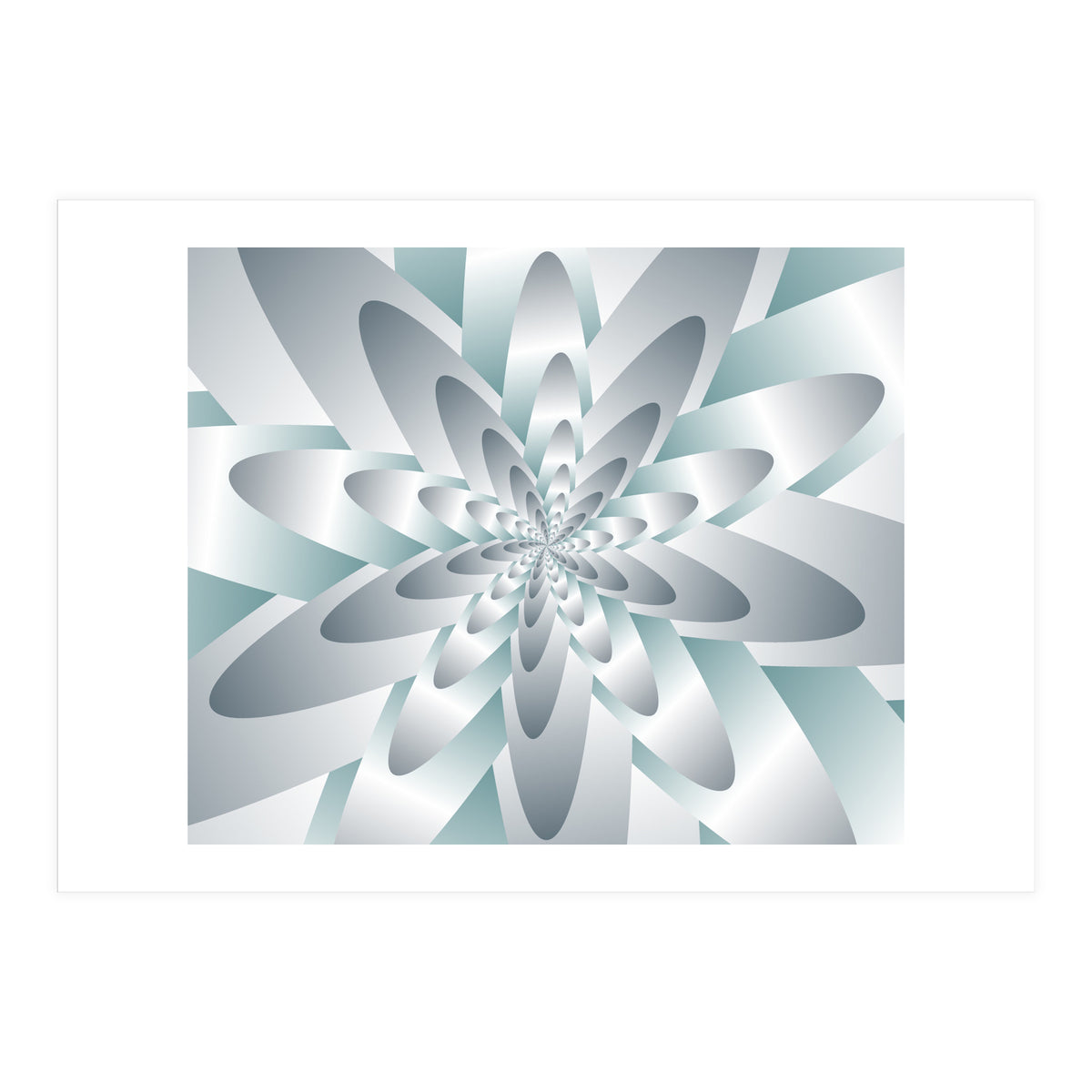 Swirl Flower Pattern  (Print Only)