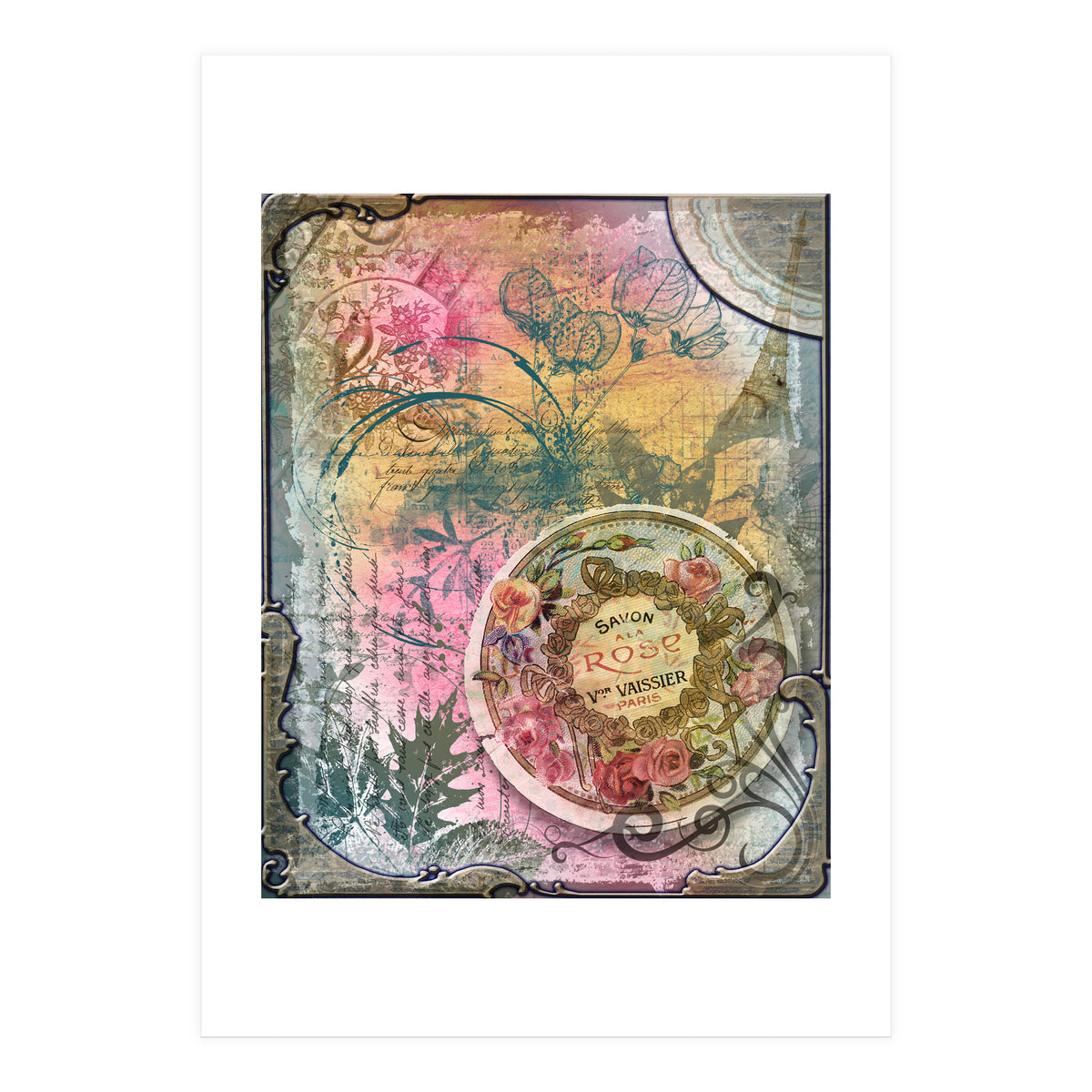 Vintage Rose Soap (Print Only)