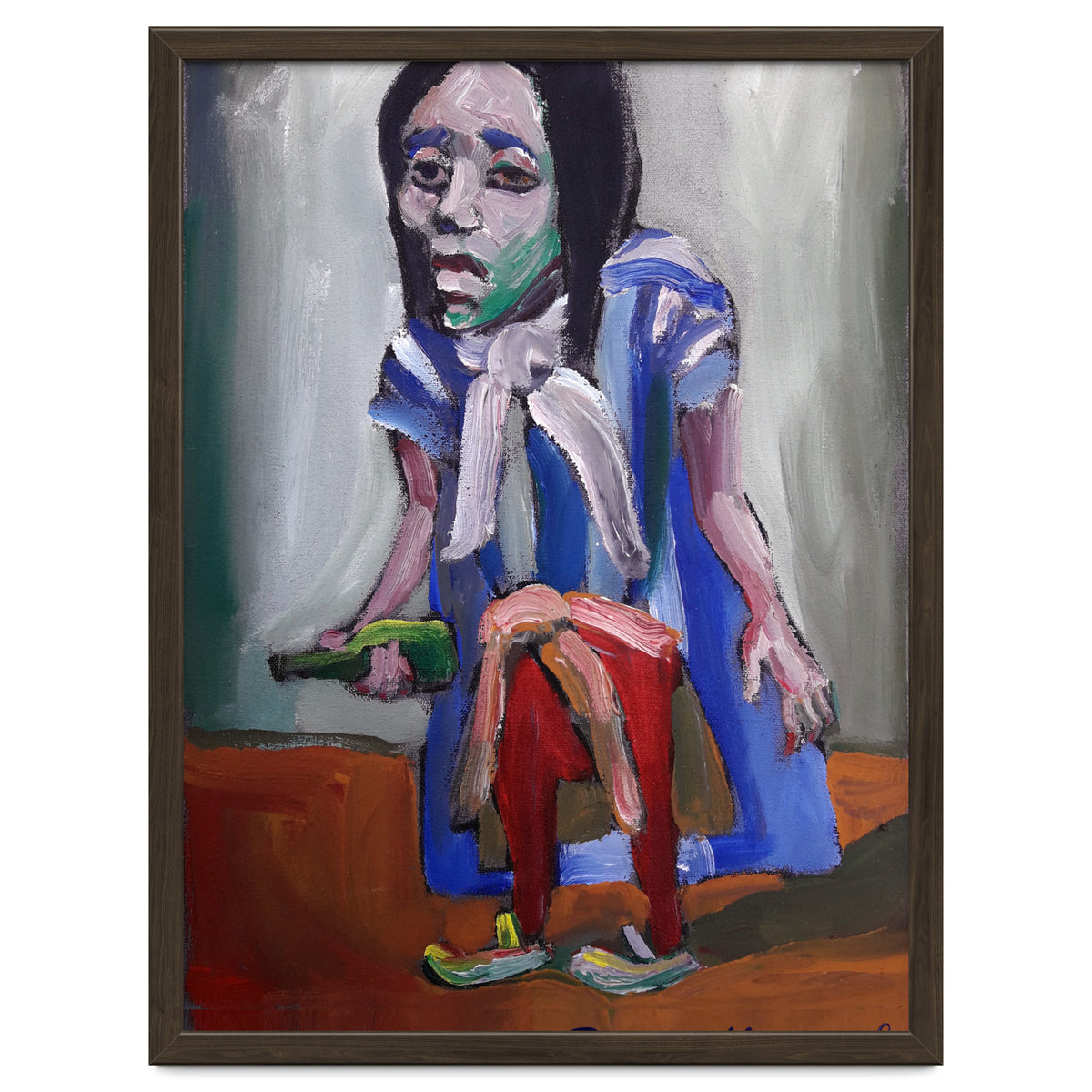 The fan, people from the neighborhood