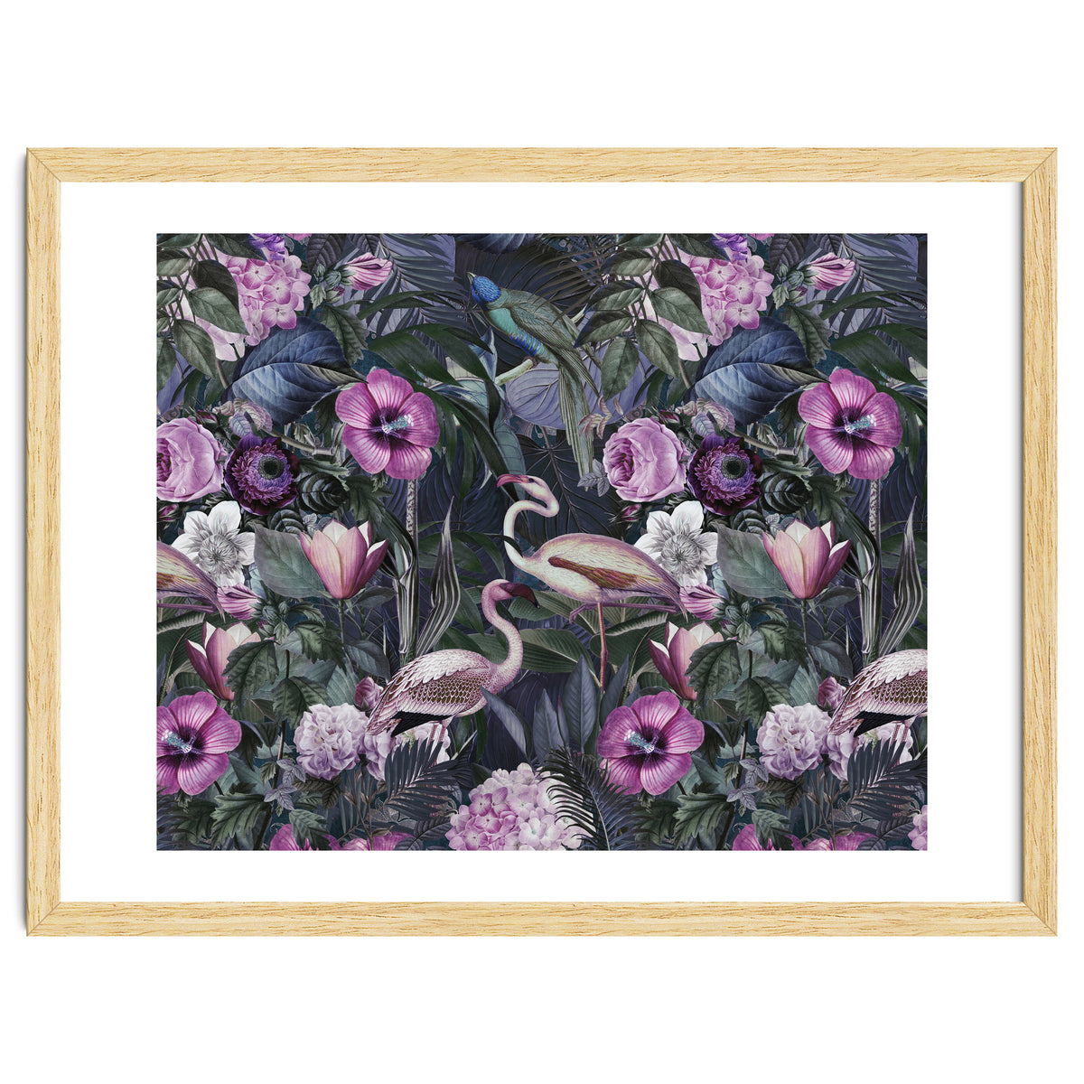 Flamingos Dark Jungle 2