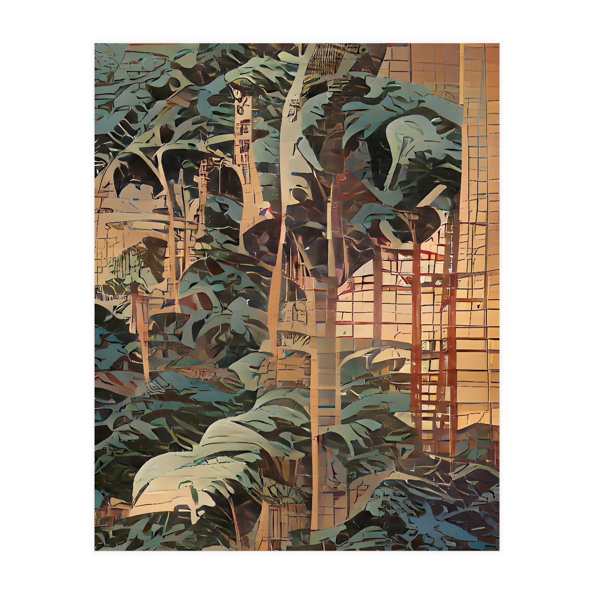 TROPICAL FOREST no4 - UKIYO-e (Print Only)