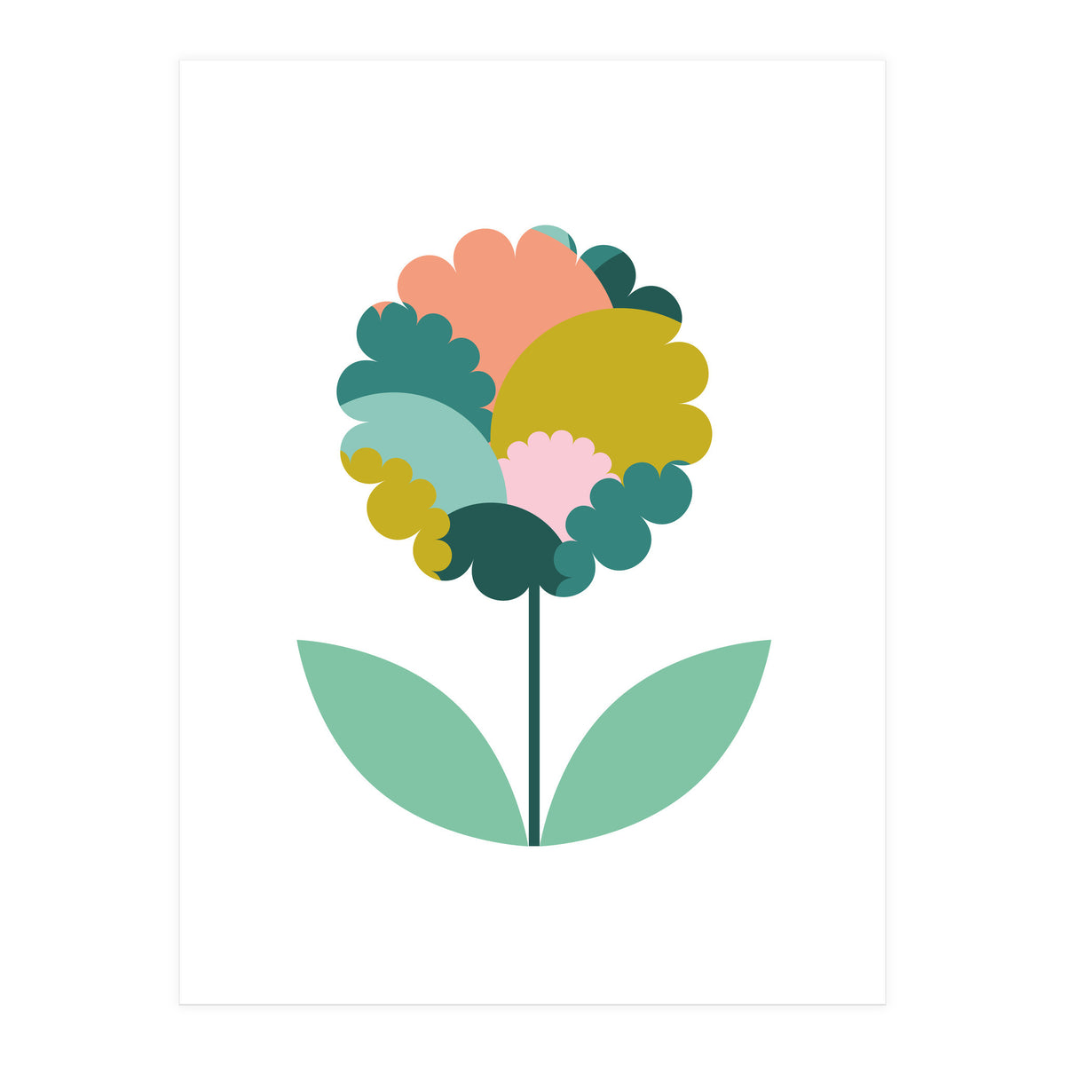 Big flower (Print Only)