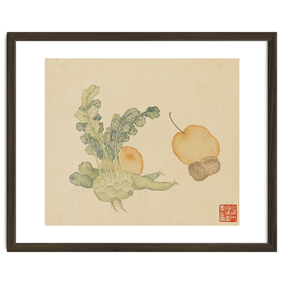 Wang Chengpi ~flowers And Vegetables, Vegetables, Fruits, Epiphyllum, Pears, Peppers