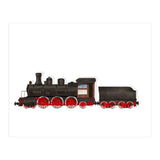 Watercolor Steam Train (Print Only) thumbnail