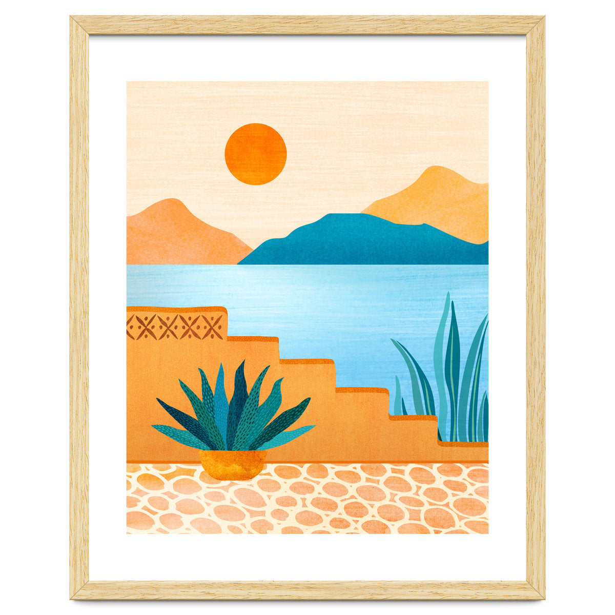 Baja Landscape Illustration