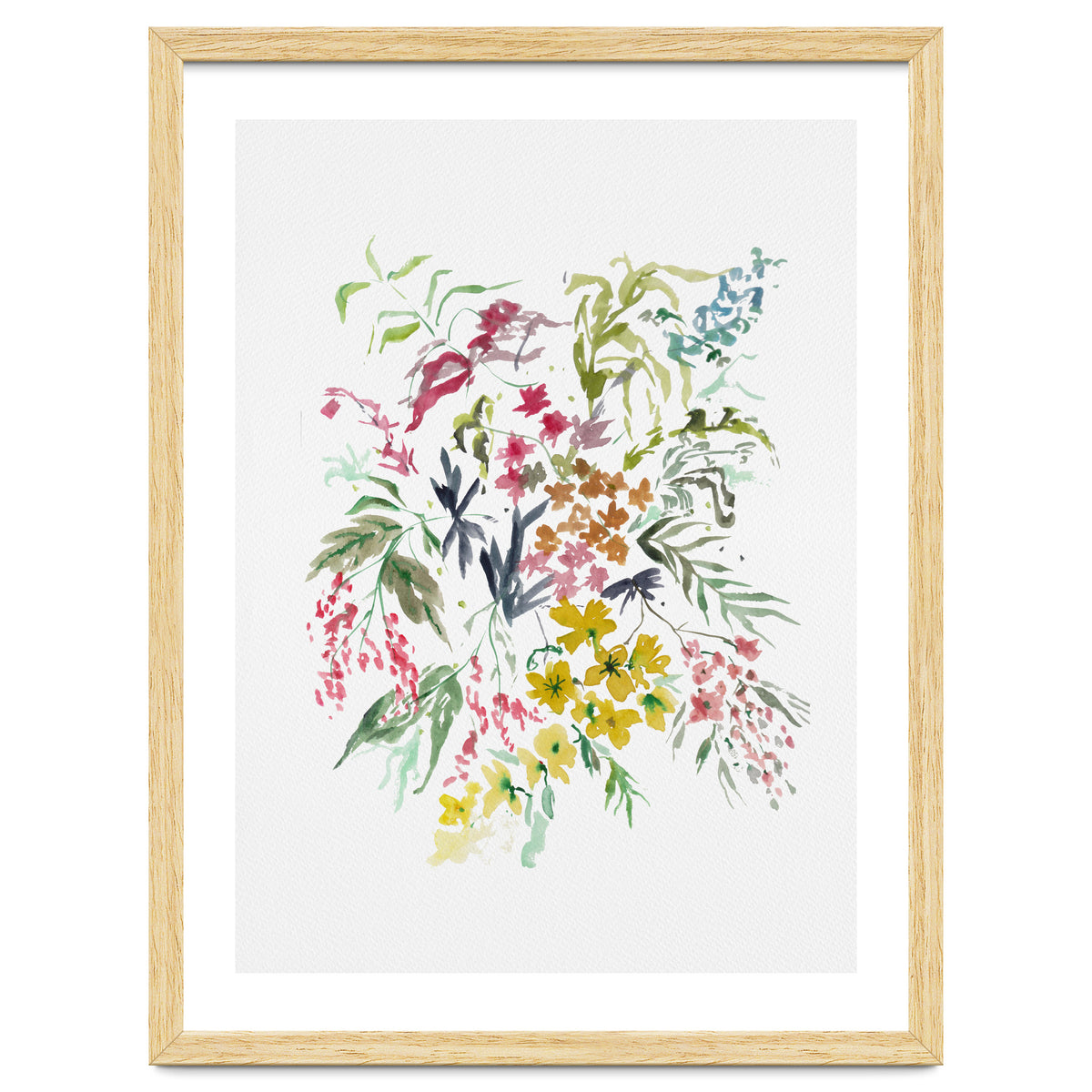 Autumn Bush Watercolour