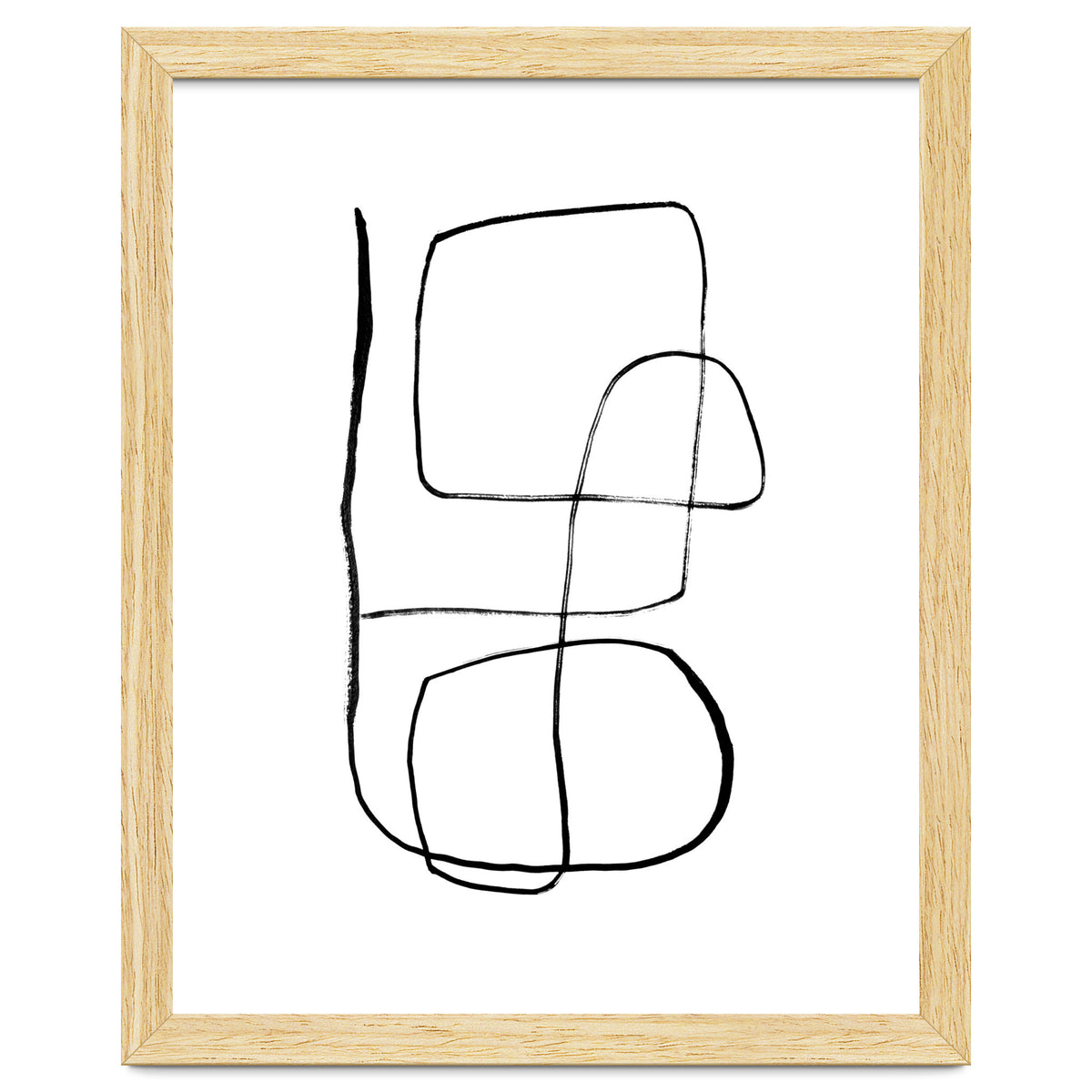 Mid-Century Line Art Print #3