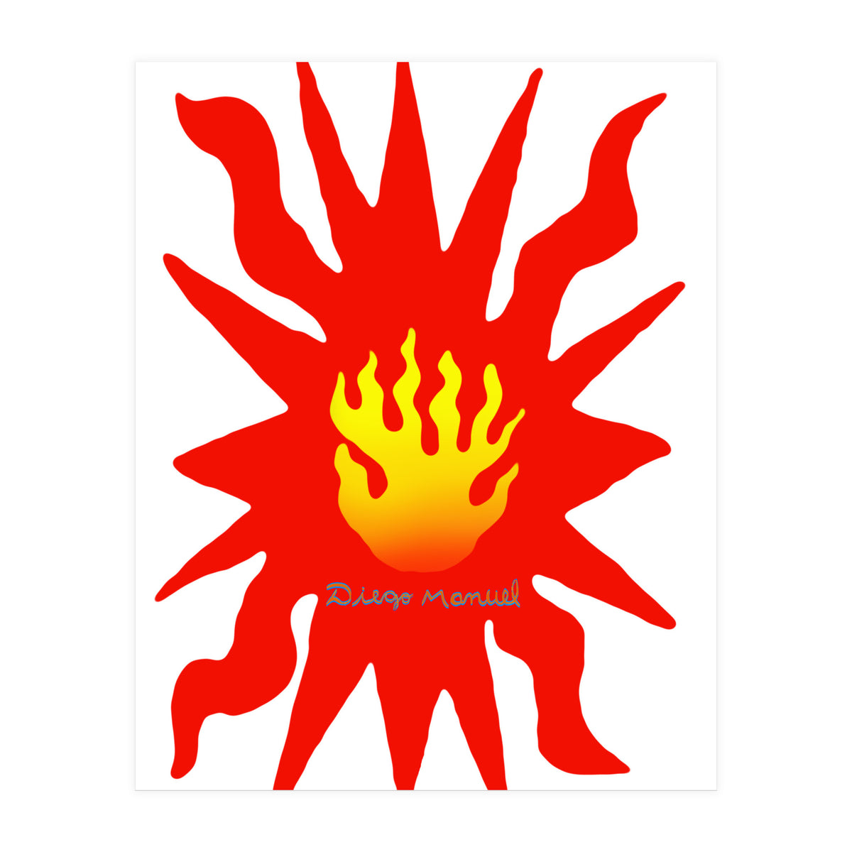 Fuego 37 Copia (Print Only)