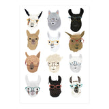 LLamas in Glasses (Print Only) thumbnail