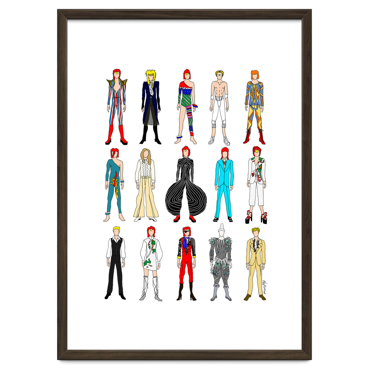 Outfits of Bowie Fashion