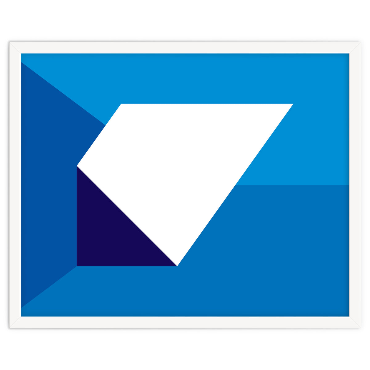 Geometric Shapes No. 32 -  blues