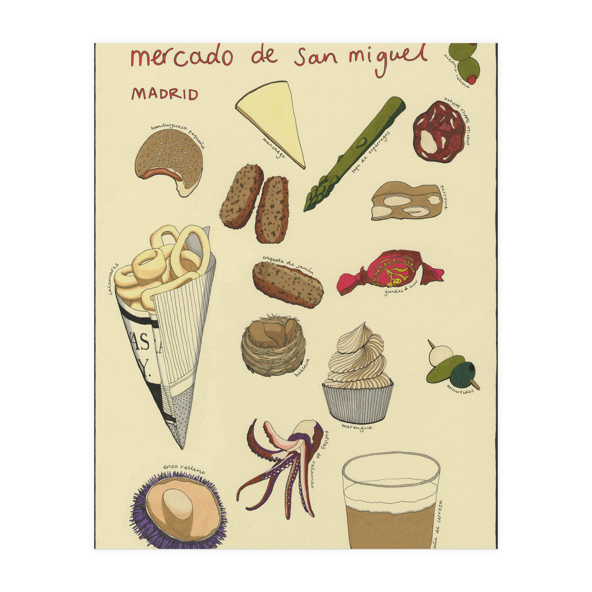 Mercado De San Miguel (Print Only)