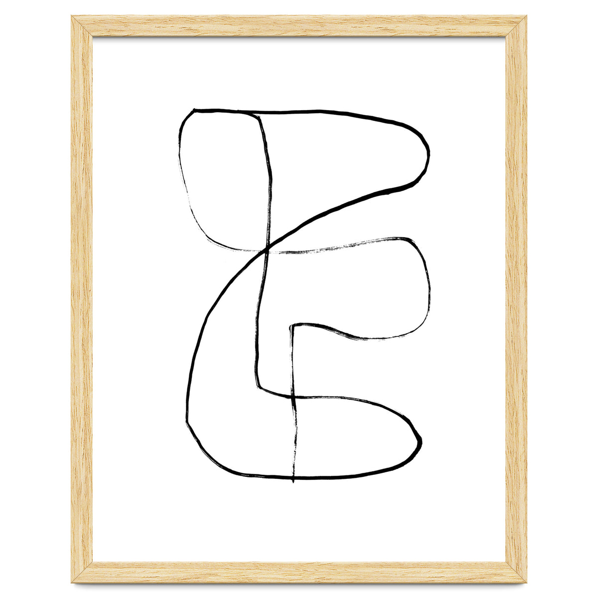 Mid-Century Line Art Print #1