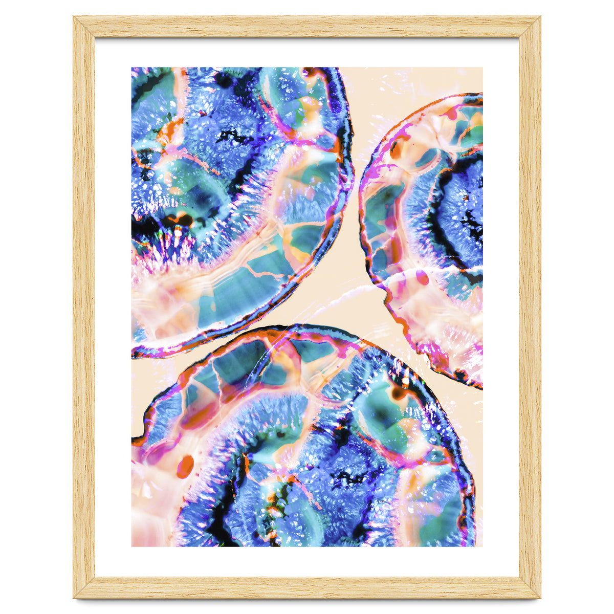 Abstract Agate Painting