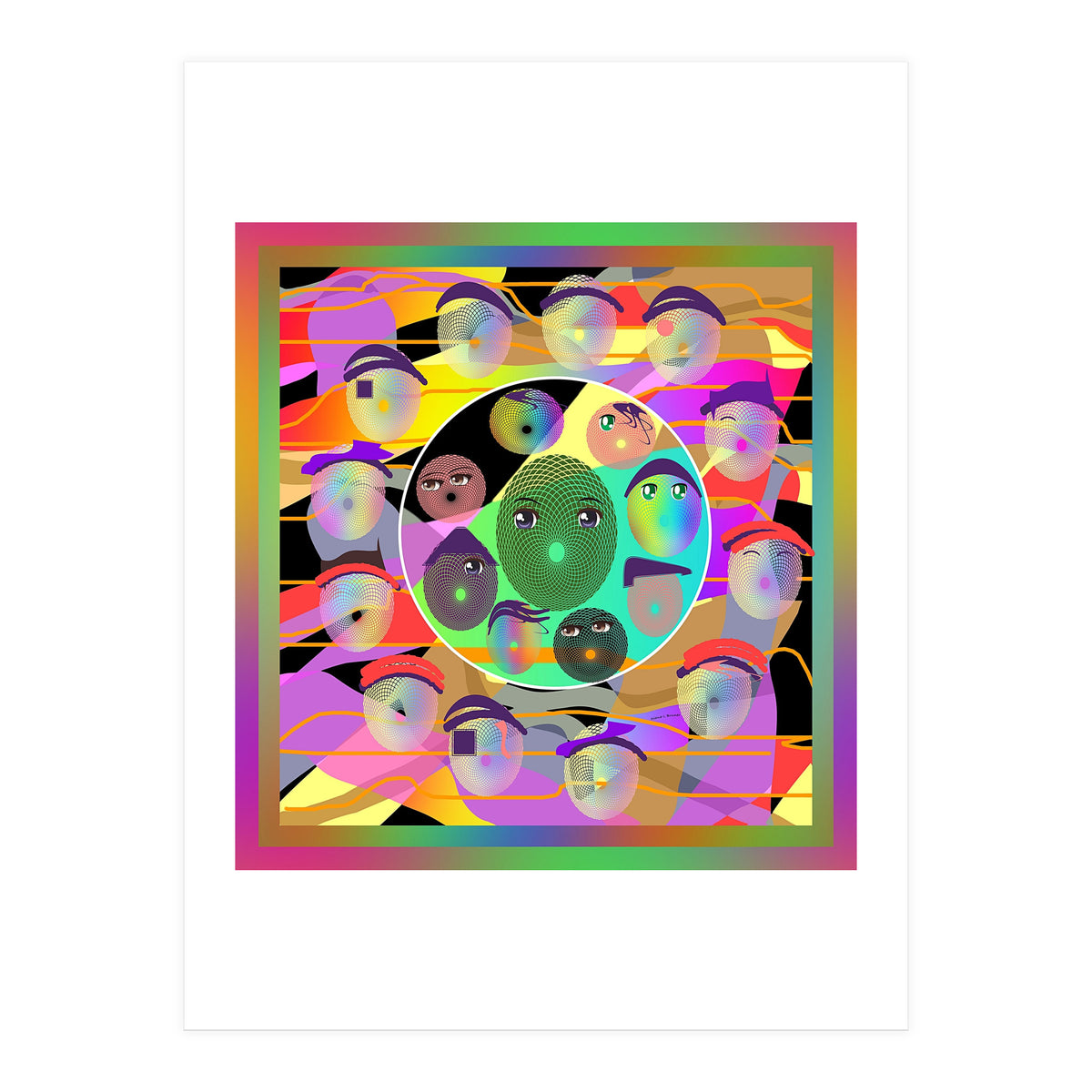 A WORLD OF DIFFERENT PEOPLE (Print Only)