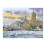 Galata Tower. Istanbul. Watercolor (Print Only) thumbnail