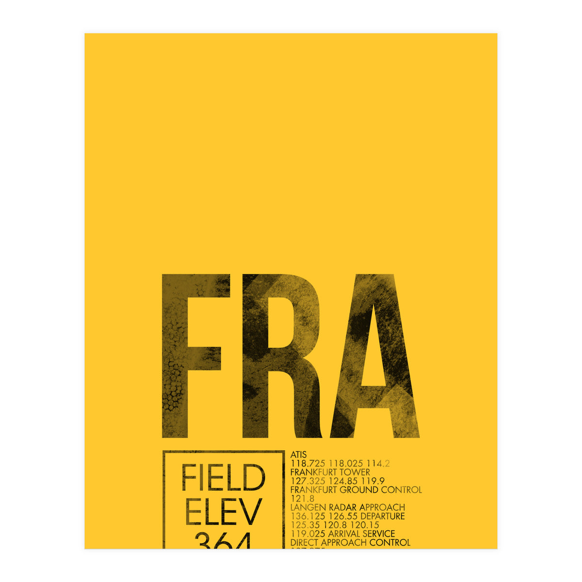 Frankfurt Airport Atc (Print Only)