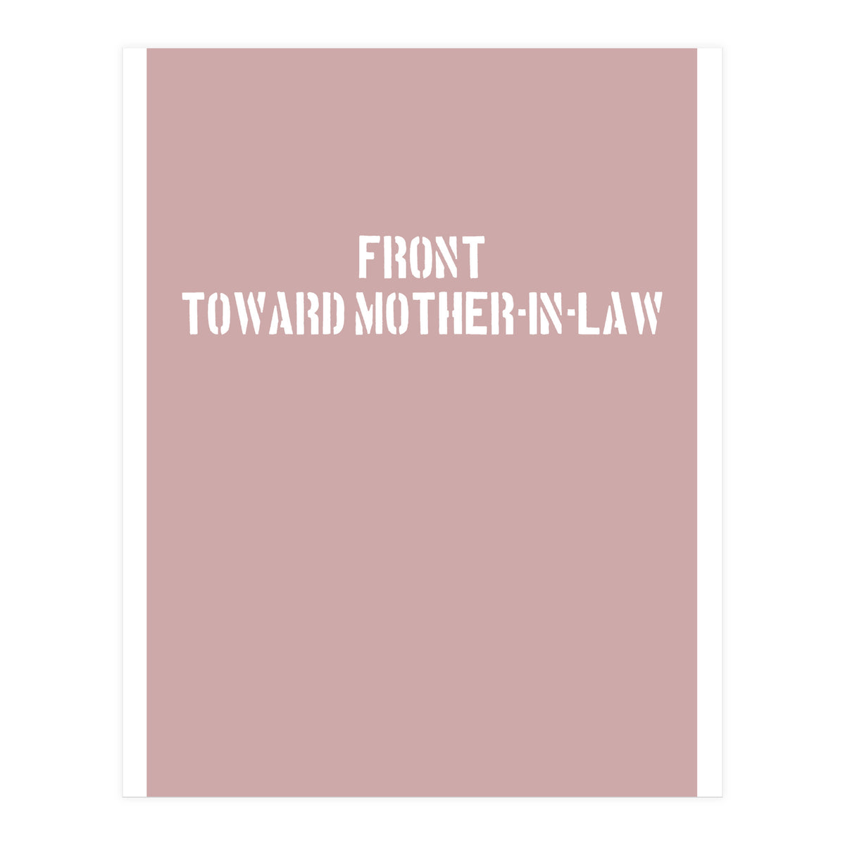 TOWARD MOTHER-IN-LAW (Print Only)