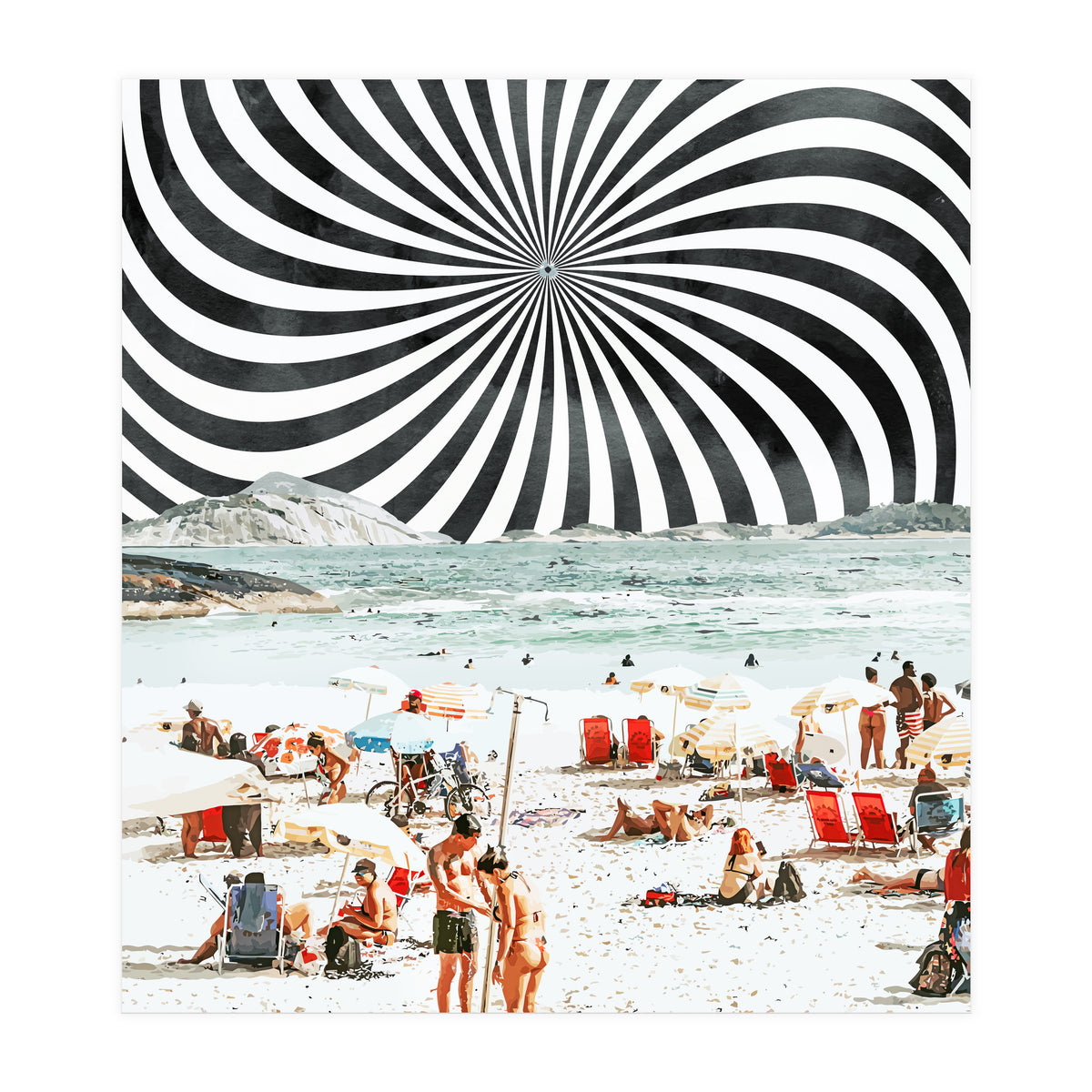 Summer On The Beach (Print Only)