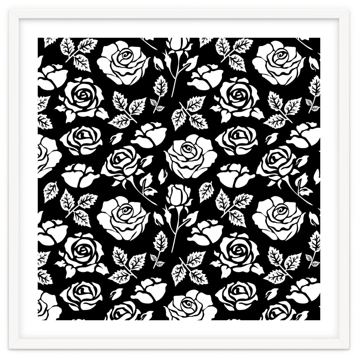 White Rose #illustration #pattern
