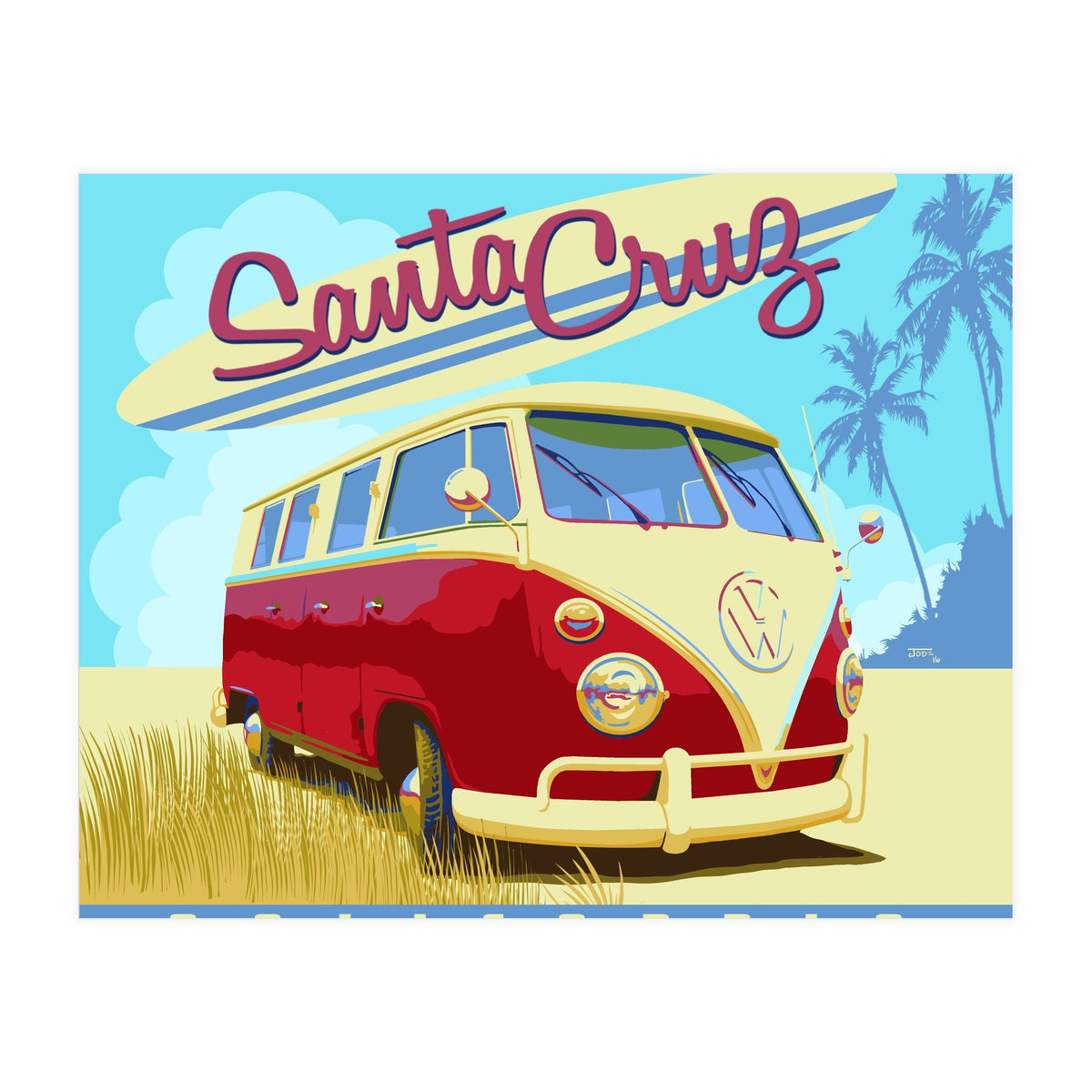 Santa Cruz California (Print Only)