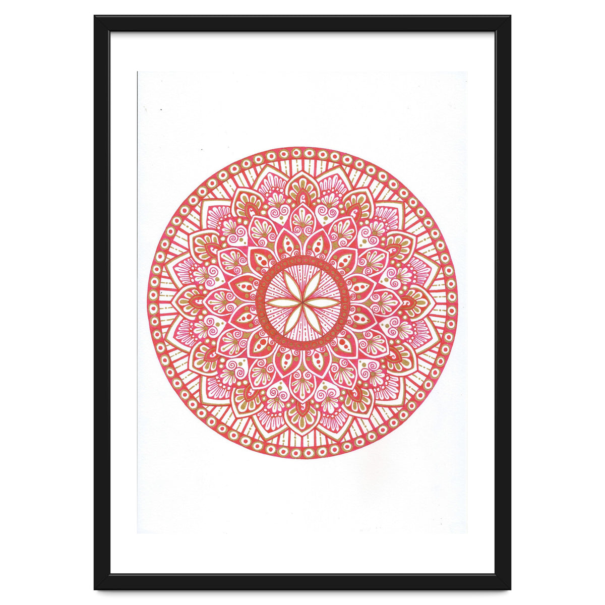 Red & Gold Mandala
