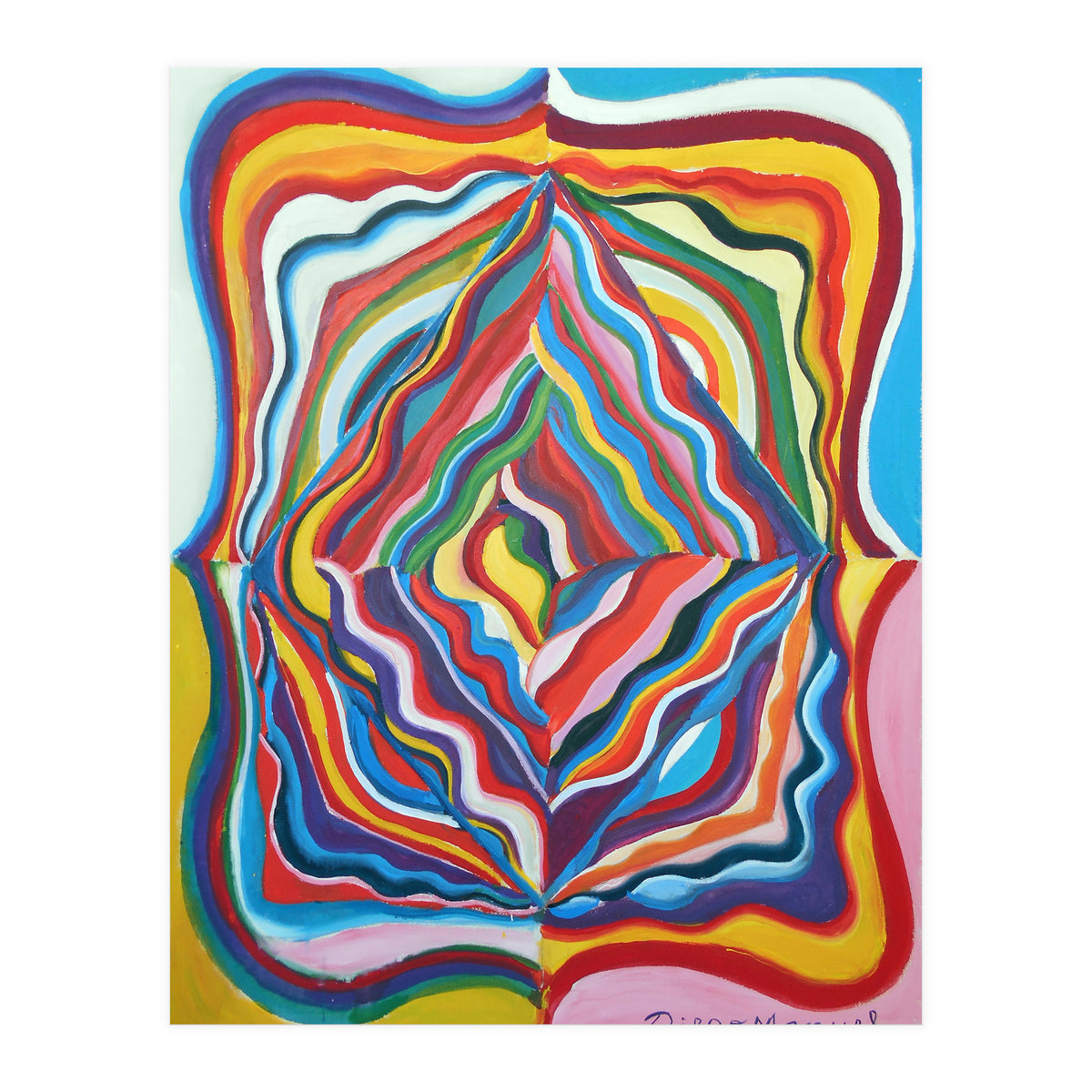 Graffiti Con Rombo (Print Only)