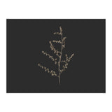 Dainty Botanicals in Gold and Black - Square (Print Only) thumbnail